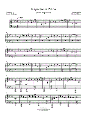 Napoleon's Piano by Laurie Théberge - Sheet Music