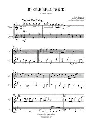 Jingle Bell Rock - Oboe Duet