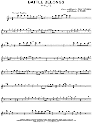 Battle Belongs by Phil Wickham - Sheet Music
