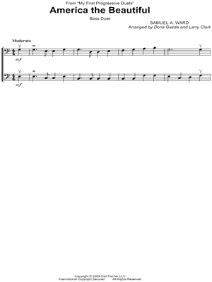 America the Beautiful - Bass Duet