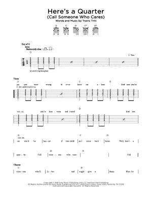 Here's a Quarter (Call Someone Who Cares)