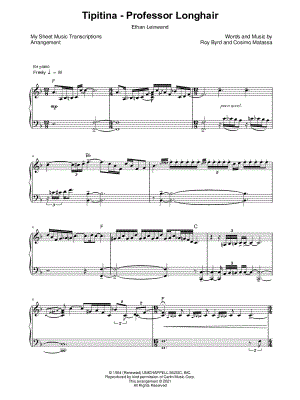 Tipitina (Ethan Leinwand) by My Sheet Music Transcriptions - Sheet Music