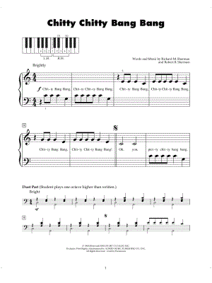 Chitty Chitty Bang Bang from Chitty Chitty Bang Bang - Sheet Music