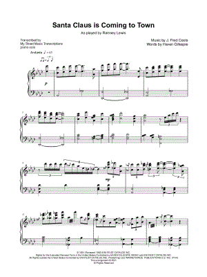Santa Claus Is Comin' to Town (Ramsey Lewis)