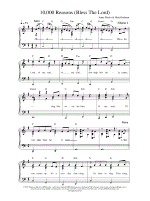 10,000 Reasons (Bless the Lord)