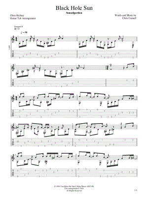 Black Hole Sun by Chris Richter - Sheet Music