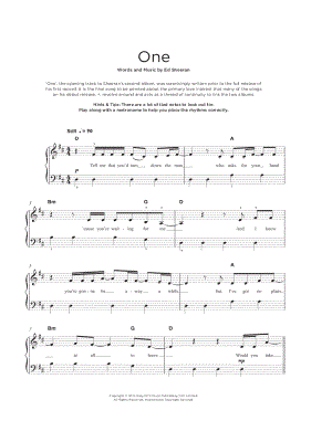 One