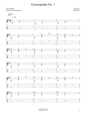 Gymnopédie No. 1 [version 2]