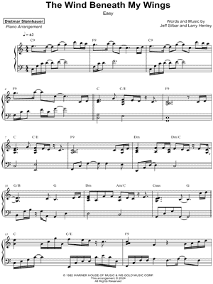 The Wind Beneath My Wings [easy]