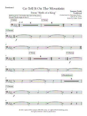 Go, Tell It on the Mountain - Trombone 1