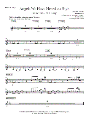 Angels We Have Heard on High - French Horn 1 & 2