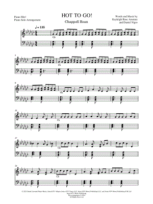 HOT TO GO! by Piano Hits! - Sheet Music