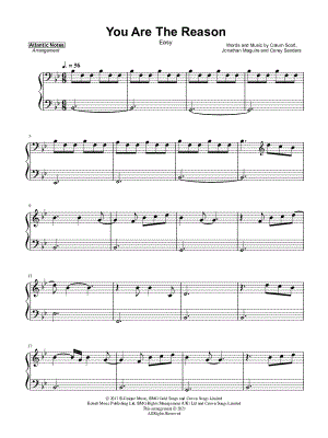 You Are the Reason [easy]