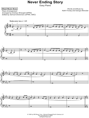 The Never Ending Story [easy] by Sheet Music Boss - Sheet Music