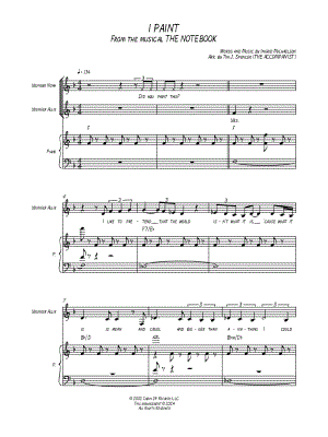 I Paint by The Accompanist - Sheet Music