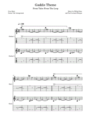 Gaddis Theme - Guitar Duet