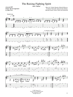 The Raising Fighting Spirit by AcousticOST - Sheet Music