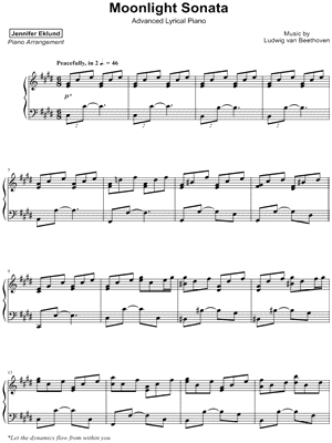 Moonlight Sonata [advanced - lyrical]