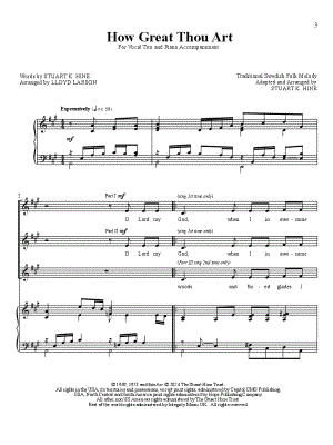 How Great Thou Art [vocal trio]