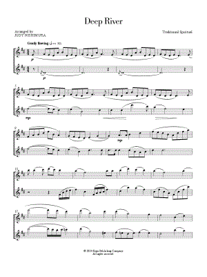 Deep River - Flute Duet