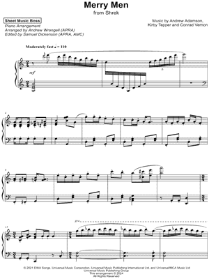 Merry Men by Sheet Music Boss - Sheet Music