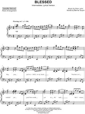 Blessed [intermediate - lyrical]