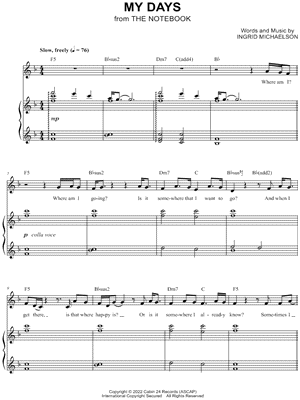 My Days - The Notebook: The Musical