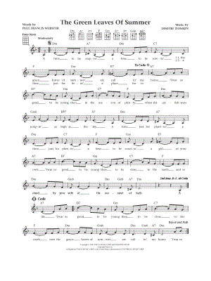 The Green Leaves of Summer