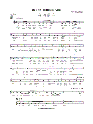 In the Jailhouse Now