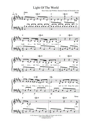 Light of the World by ICF Worship - Sheet Music