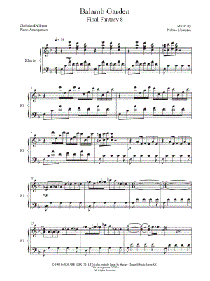 Balamb Garden by Christian Dülligen - Sheet Music