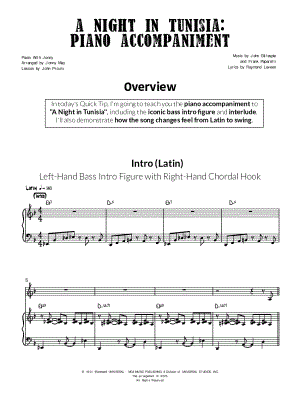 A Night in Tunisia - PWJ