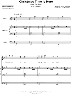 Christmas Time Is Here [easy]