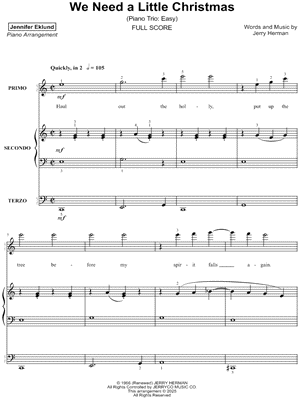 We Need a Little Christmas [easy]