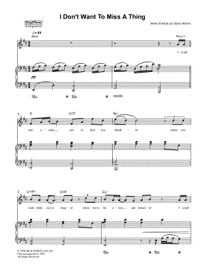 I Don't Want to Miss a Thing