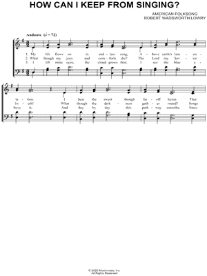 How Can I Keep from Singing?