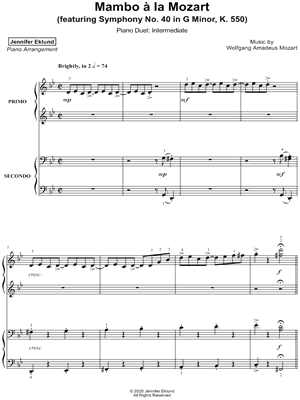 Mambo a la Mozart [intermediate]