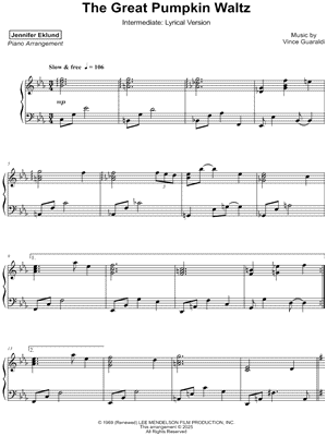The Great Pumpkin Waltz [intermediate - lyrical]