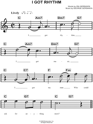 I Got Rhythm