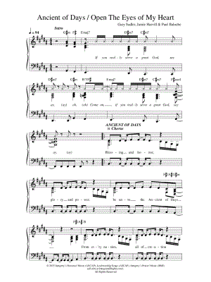 Ancient of Days / Open the Eyes of My Heart