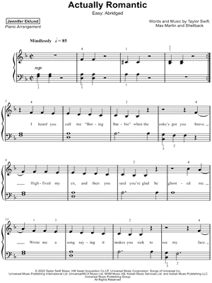 Actually Romantic [easy - abridged]