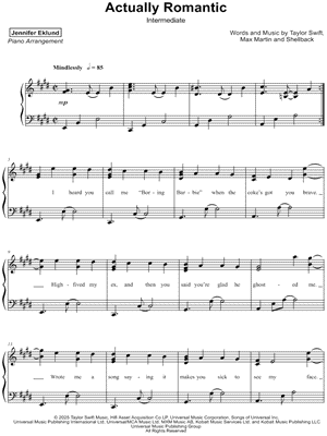 Actually Romantic [intermediate]