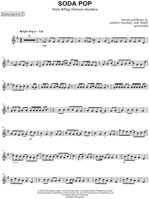 Soda Pop - F Instrument