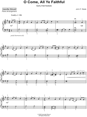 O Come, All Ye Faithful [early intermediate]