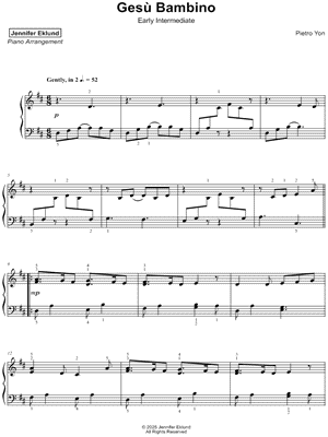 Gesu Bambino [early intermediate]