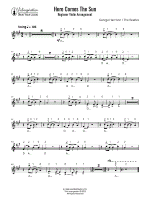 Here Comes the Sun [beginner]