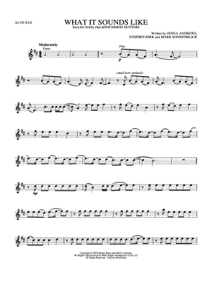 What It Sounds Like from KPop Demon Hunters - Sheet Music