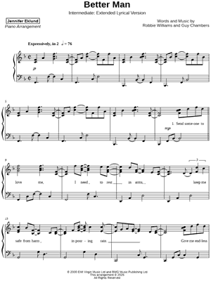 Better Man [intermediate - extended lyrical]