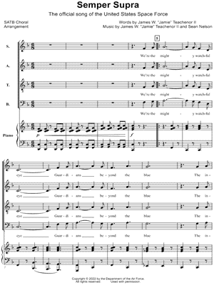 Semper Supra (Official March of the United States Space Force)