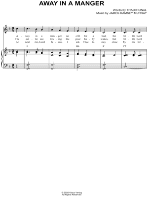 Away in a Manger - James R. Murray